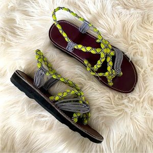 ✨ JJ Braided Chord Sandals